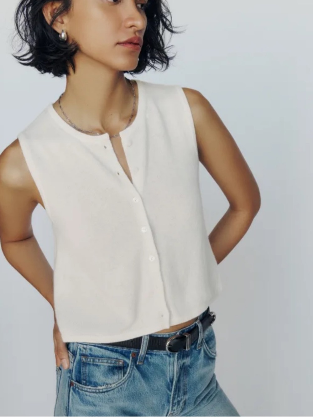 Jace cashmere cropped sweater